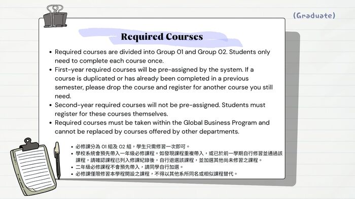 【Course Registration Reminder for the 115th Academic Year, 1st Semester(Graduates)】115學年度第1學期選課提醒(碩士班)(另開新視窗/jpg檔)圖片