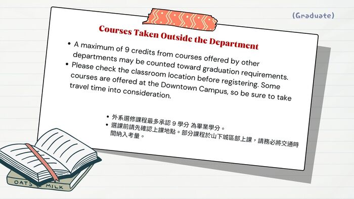 【Course Registration Reminder for the 115th Academic Year, 1st Semester(Graduates)】115學年度第1學期選課提醒(碩士班)(另開新視窗/jpg檔)圖片